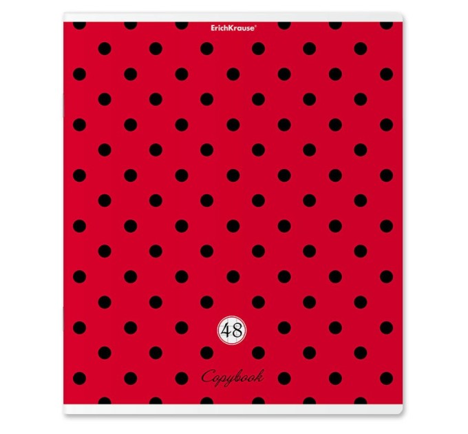 Тетрадь A5, 48 л., клетка, «Dots», выборочный УФ-лак 58401