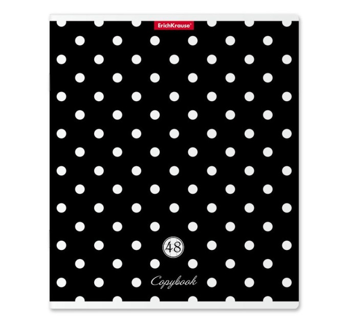 Тетрадь A5, 48 л., клетка, «Dots», выборочный УФ-лак 58401