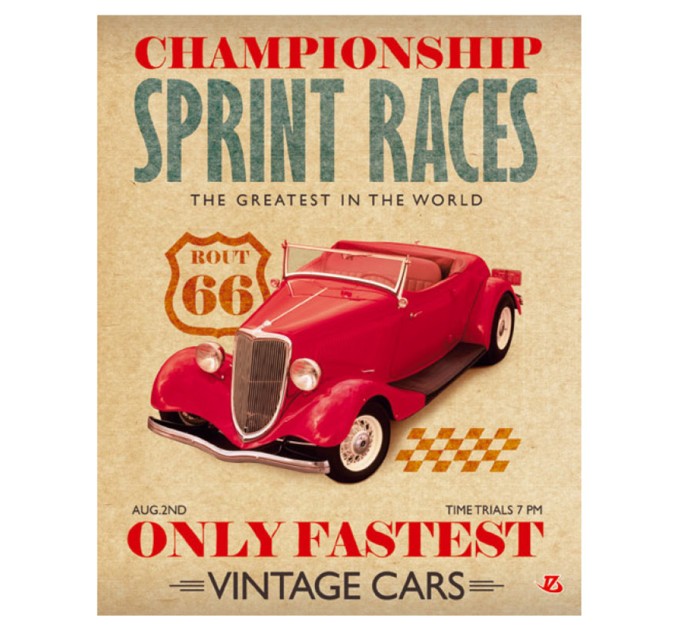 Тетрадь А5, 48 л., клетка, «Старинные авто», текстура лен, тисн фольг, конгрев 6645/5