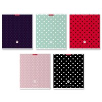 Тетрадь A5, 48 л., клетка, «Dots», выборочный УФ-лак 58401