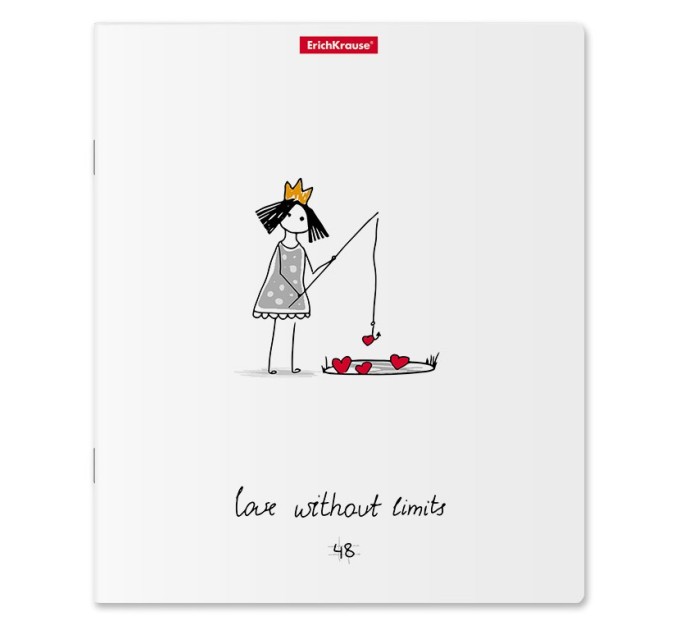 Тетрадь A5, 48 л., клетка, «Dreams of Love», глянцевая ламинация 52952