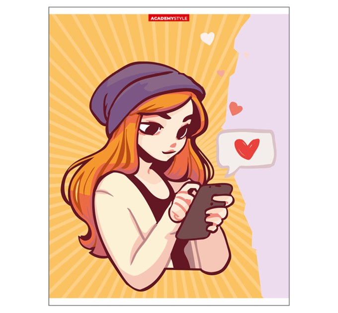 Набор тетрадей А5, 48 л., клетка, «Аниме», двойной УФ лак, 20 шт в термопленке 13026/5н