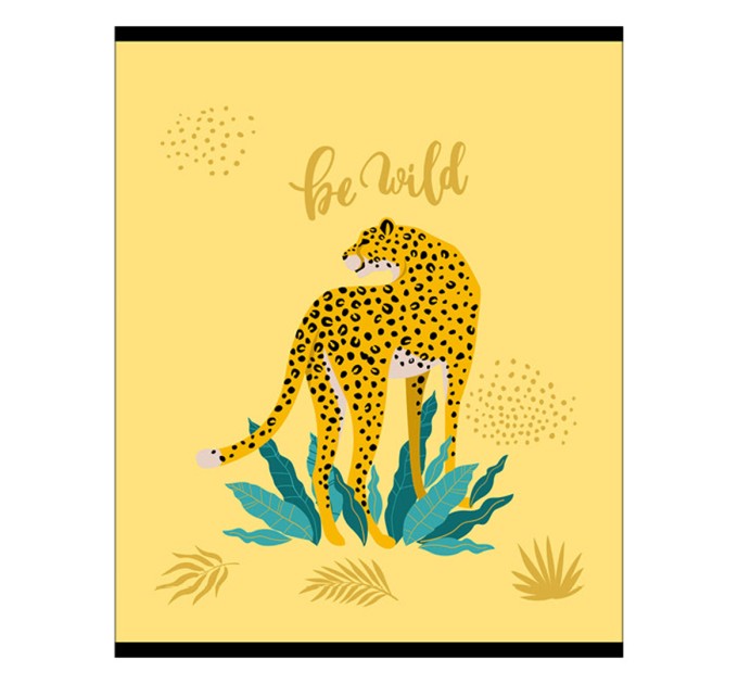 Тетрадь А5, 48 л., клетка, «Be wild» 10907/5