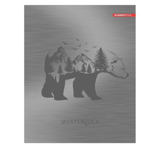 Тетрадь А5, 96 л., клетка, «Двойственность», метал пантон 13220/5