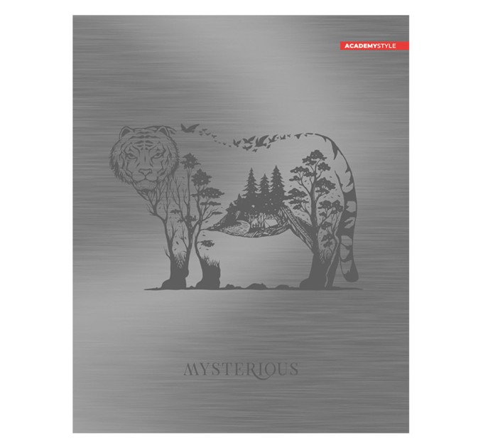 Тетрадь А5, 96 л., клетка, «Двойственность», метал пантон 13220/5