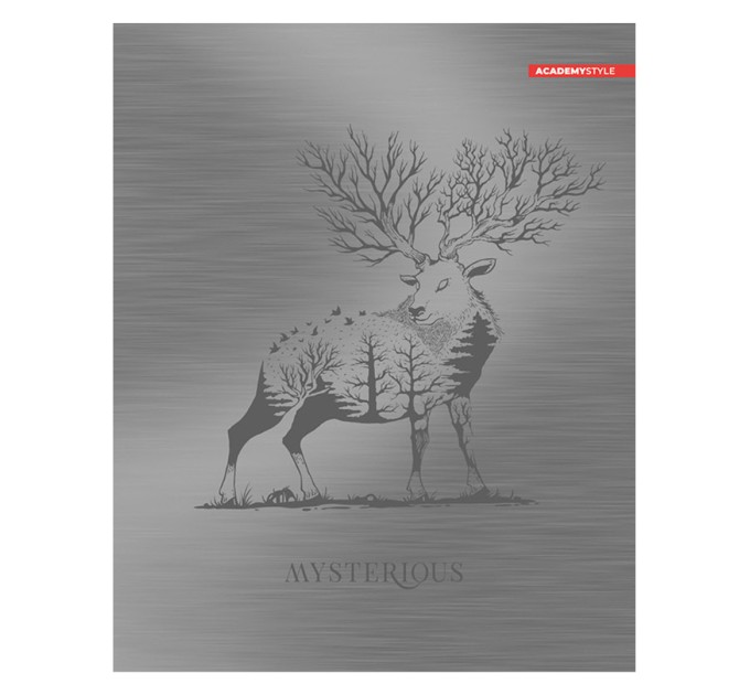 Тетрадь А5, 96 л., клетка, «Двойственность», метал пантон 13220/5