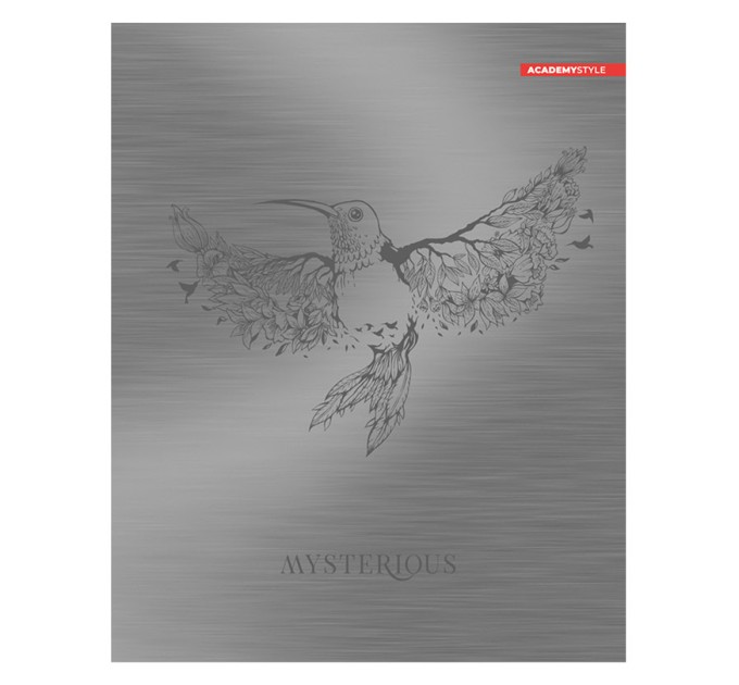 Тетрадь А5, 96 л., клетка, «Двойственность», метал пантон 13220/5