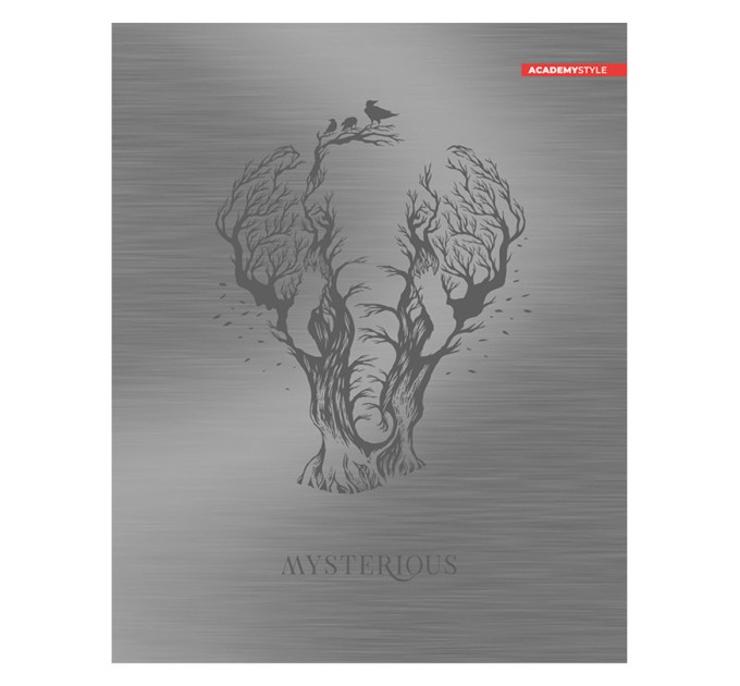 Тетрадь А5, 96 л., клетка, «Двойственность», метал пантон 13220/5