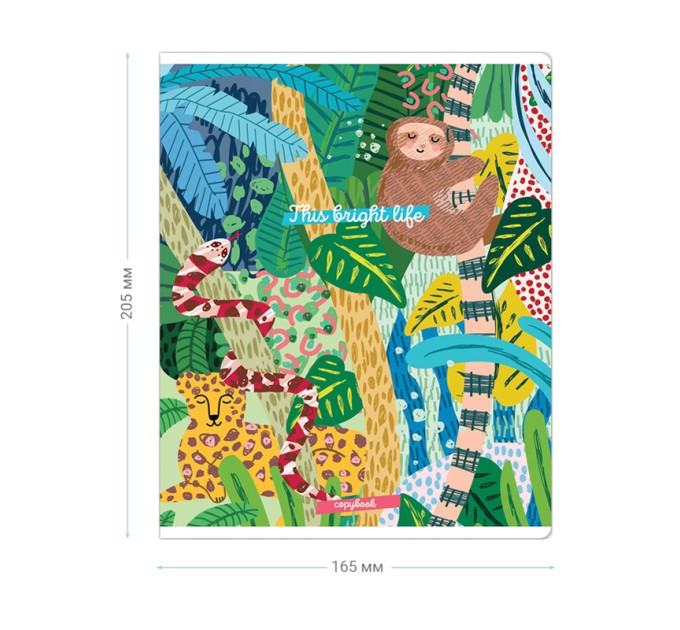 Тетрадь А5, 96 л., клетка, «Bright life», глянцевая ламинация, MESHU MS_38926