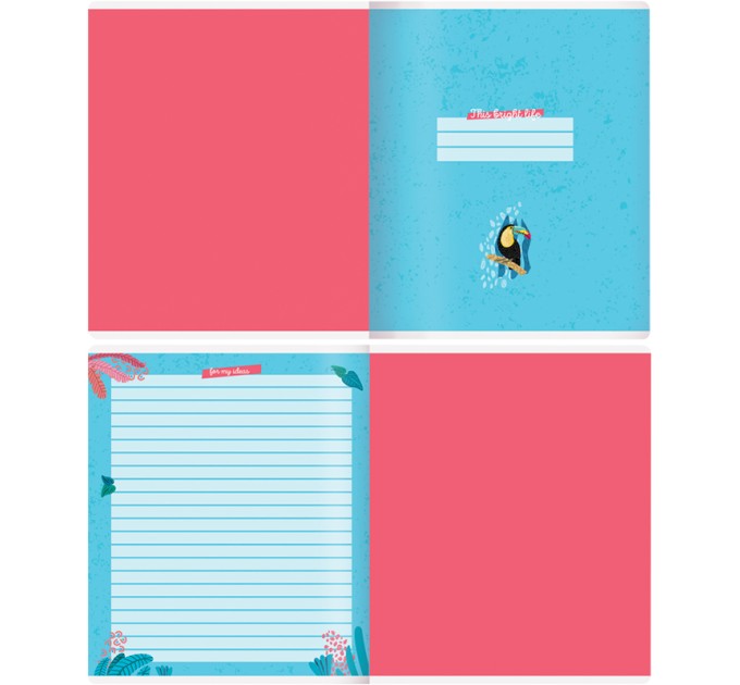 Тетрадь А5, 96 л., клетка, «Bright life», глянцевая ламинация, MESHU MS_38926