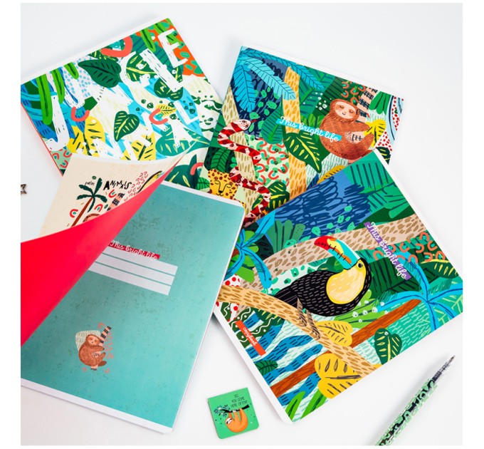 Тетрадь А5, 96 л., клетка, «Bright life», глянцевая ламинация, MESHU MS_38926