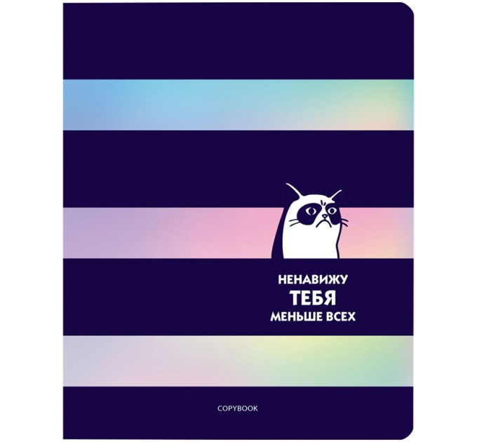 Тетрадь A5, 60 л., клетка, «Ну ты тупой!» Т5ск60 9613