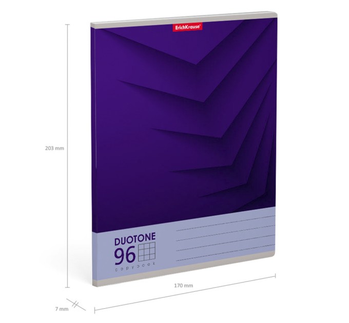 Тетрадь А5, 96 л., клетка, «Duotone Next» 42670