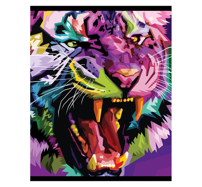 Набор тетрадей А5, 96 л., клетка, «Яркие животные», глянцевая ламинация, 10 шт в термопленке 11391/5н