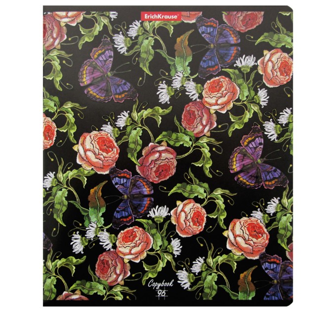 Тетрадь А5, 96 л., клетка, «Flower Dream», выборочный УФ-лак 58294