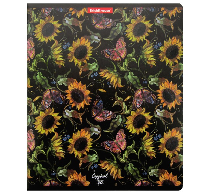 Тетрадь А5, 96 л., клетка, «Flower Dream», выборочный УФ-лак 58294