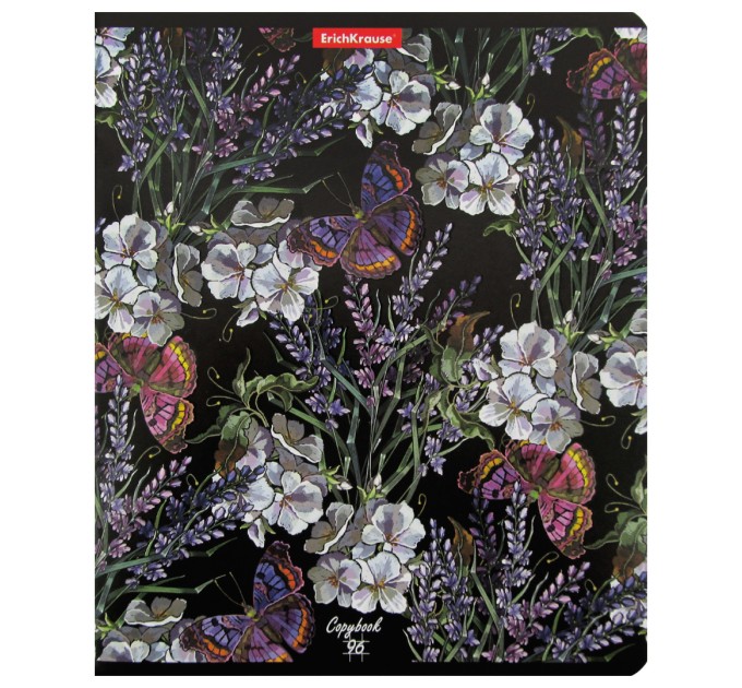 Тетрадь А5, 96 л., клетка, «Flower Dream», выборочный УФ-лак 58294