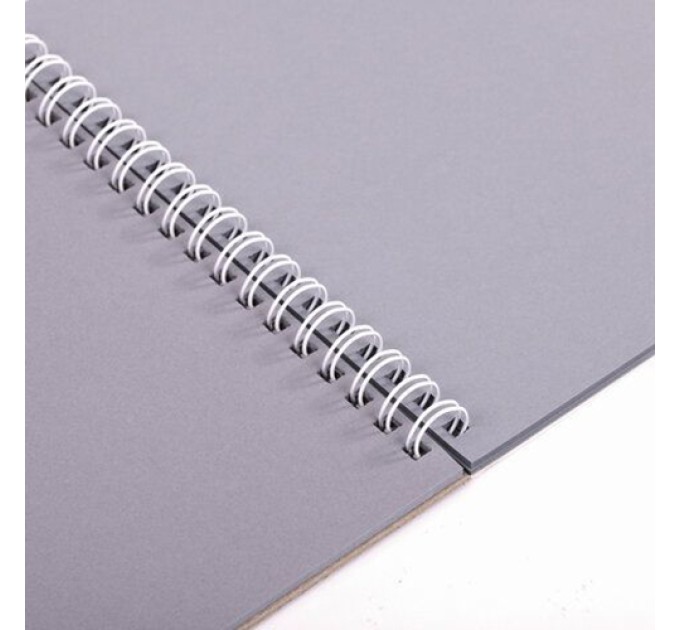 Скетчбук-блокнот 30 л., А5, на гребне, «Голубой цветок» 98696