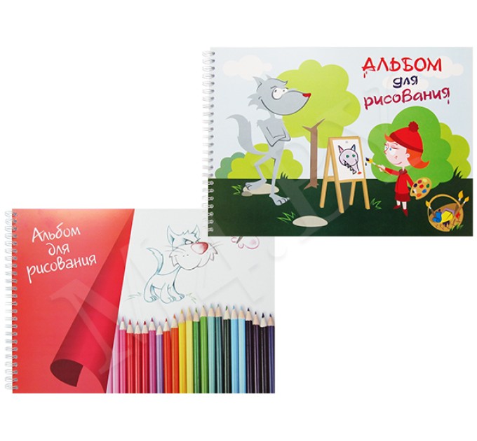 Альбом для рисования А4, 30 л., на спирали 746с
