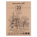 Блокнот-скетчбук, 32 л., кремовая бумага, склейка 128956
