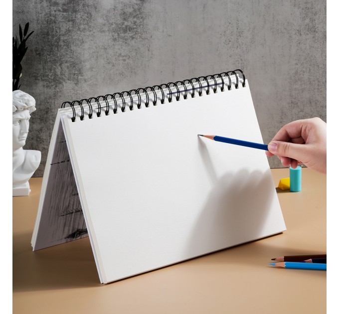 Скетчбук A4, 60 л., на гребне, Finenolo C275