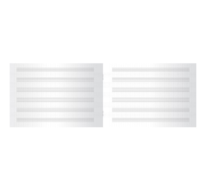 Тетрадь для нот А5, 16 л., (гориз.), «Magic music» ТдНг16скб_45349