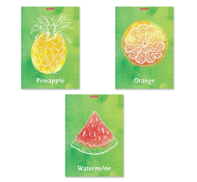 Тетрадь A4, 48 л., клетка, «Fresh, Mixed Reality» 51466