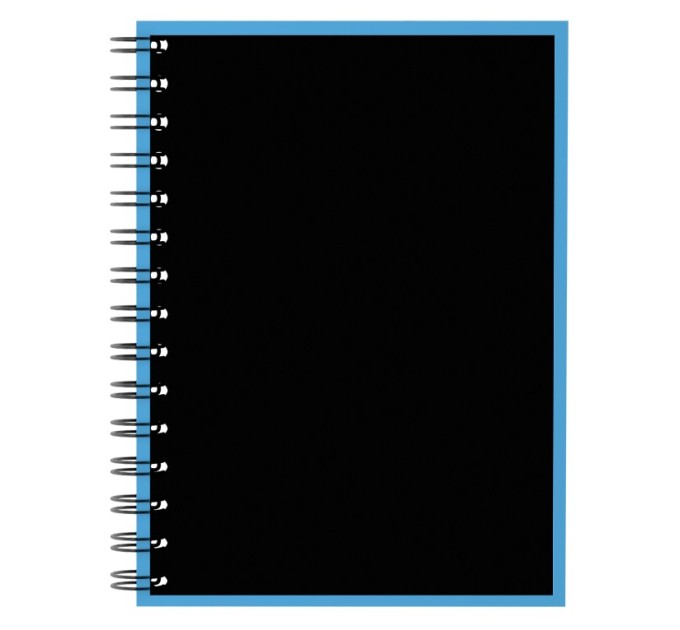 Тетрадь A5, 120 л., клетка на спирали, «Accent», ламинация глянцевая, структурное тиснен 53390