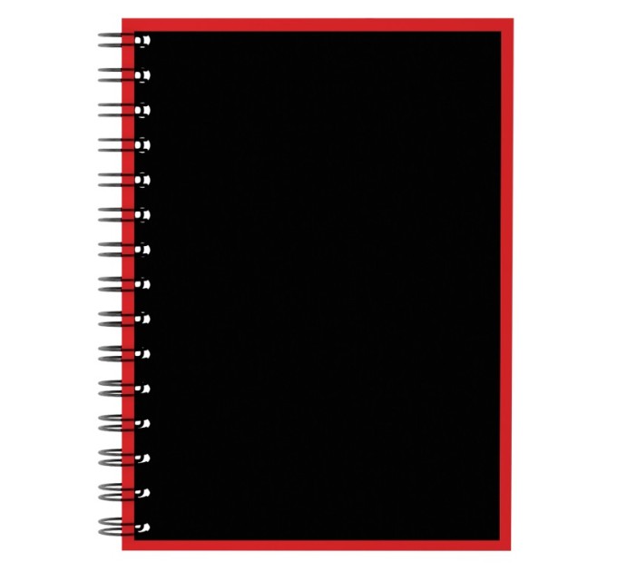 Тетрадь A5, 120 л., клетка на спирали, «Accent», ламинация глянцевая, структурное тиснен 53390