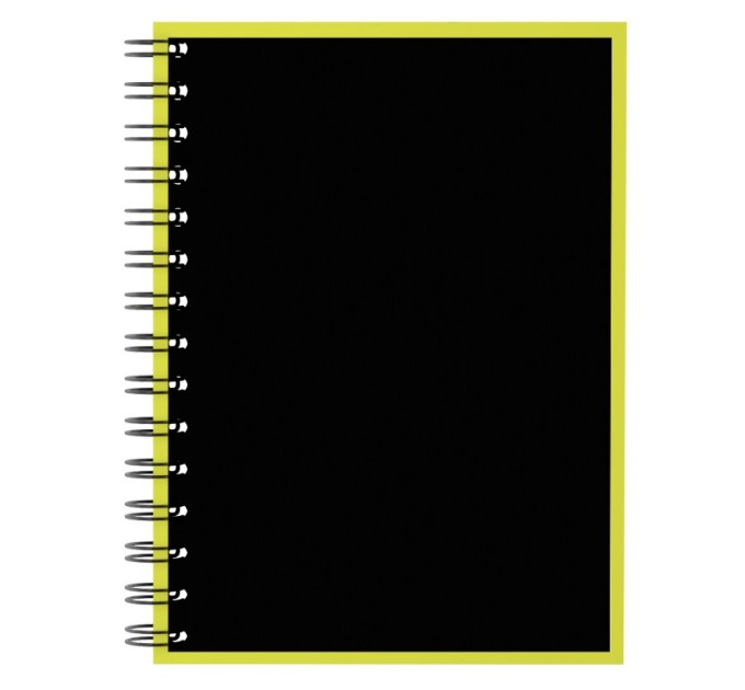 Тетрадь A5, 120 л., клетка на спирали, «Accent», ламинация глянцевая, структурное тиснен 53390