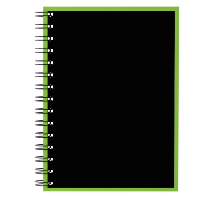 Тетрадь A5, 120 л., клетка на спирали, «Accent», ламинация глянцевая, структурное тиснен 53390