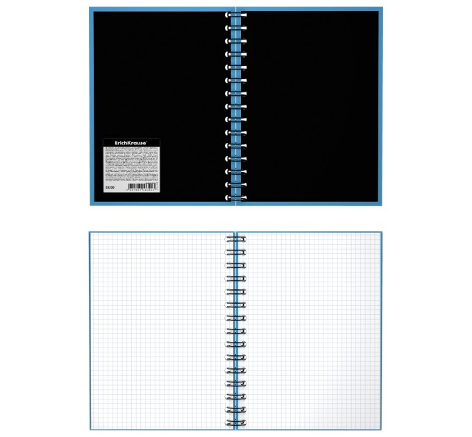 Тетрадь A5, 120 л., клетка на спирали, «Accent», ламинация глянцевая, структурное тиснен 53390