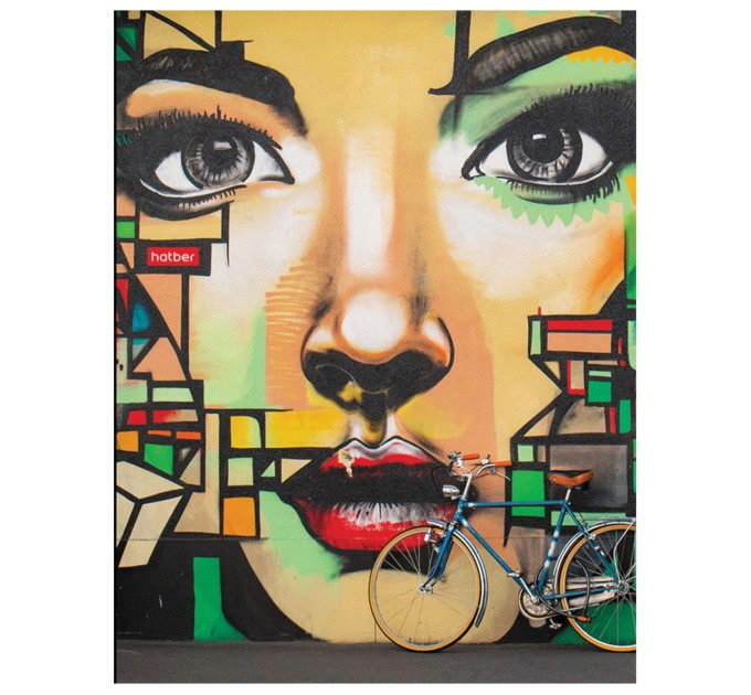 Тетрадь A5, 160 л., клетка, на кольцах, «Street ART» 160ТК5В1_22821