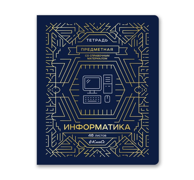 Тетрадь предметная А5, 48 л., клетка, «Линия успеха» Информатика 48ТПСК5_126_2_1