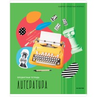 Тетрадь предметная A5, 48 л., линейка, «Калейдоскоп», Литература, ВД-лак Тп48л_35003 Тетрадь предметная A5, 48 л., линейка, «Калейдоскоп», Литература, ВД-лак Тп48л_35003