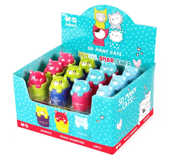 Точилка с контейнером, «So many cats» APSN1292