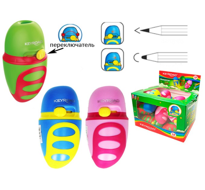 Точилка одинарная с контейнером KR971606