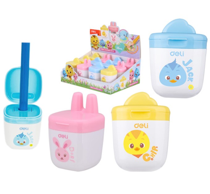 Точилка с контейнером, Deli R01300