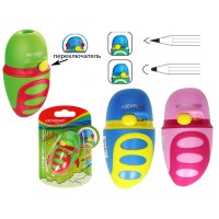 Точилка одинарная с контейнером, в блистере KR971605