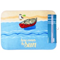 Коврик для ванной из микрофибры «Санторини», 40х60 см 70654