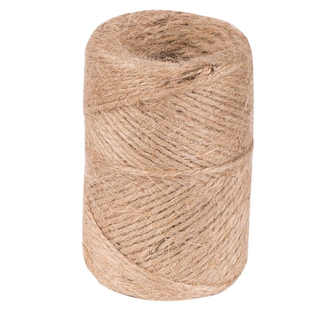 Шнур джутовый, полированный, 1200 текс, 100 м 329539