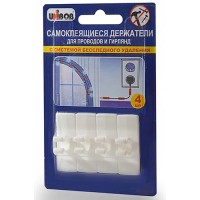 Держатель для проводов и гирлянд, самоклеющийся