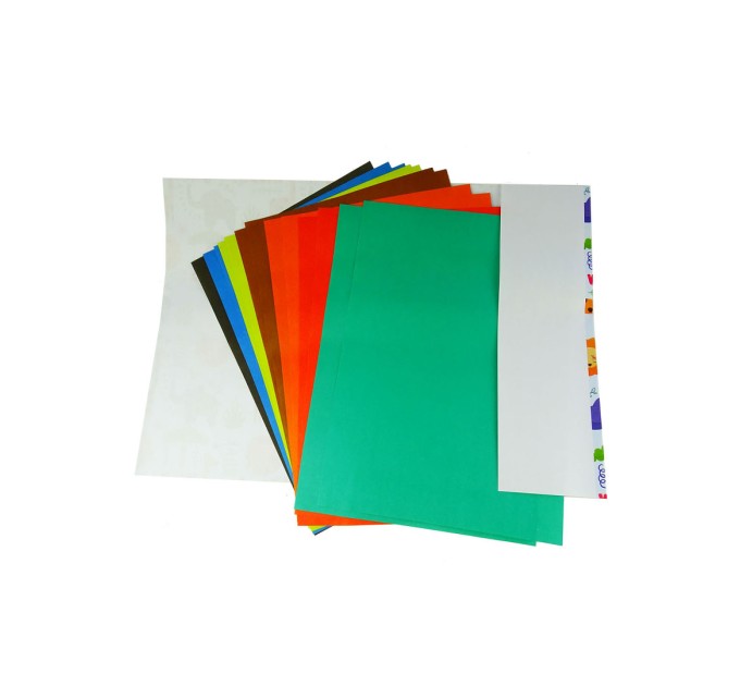 Бумага цветная A4, 7 цветов, 14 л