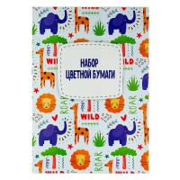 Бумага цветная A4, 7 цветов, 14 л