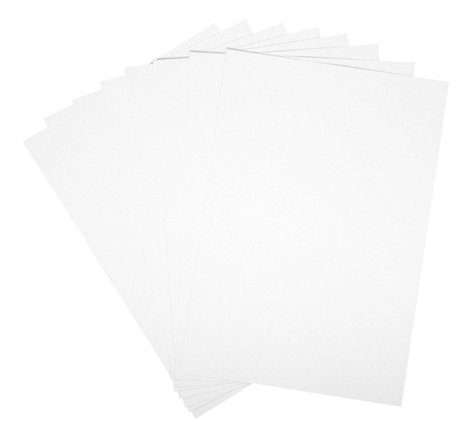 Картон белый А4, 8 л., мелованный, в папке Нк8б_001 / 152941