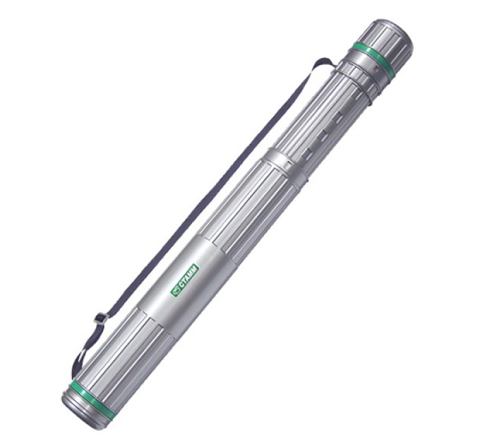 Тубус D90мм L700-1100мм телескопический серый на ремне 12пт