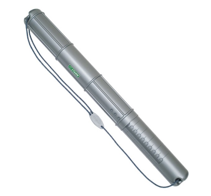 Тубус D90 мм L700-1100 мм, телескопический, серый, на шнурке 02пт