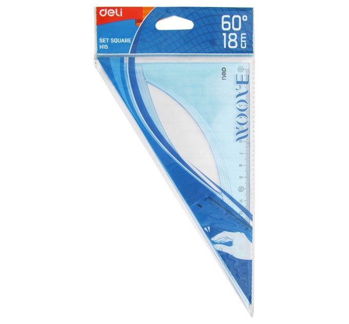 Треугольник 18 см (30х60х90), в блистере H15