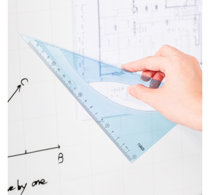 Треугольник 18 см (30х60х90), в блистере H15