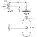 Верхний душ Grohe Rainshower Veris 300